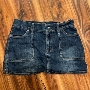 R4R Jean Skirt - Size 7 - Ramie/Cotton/Spandex/Poly